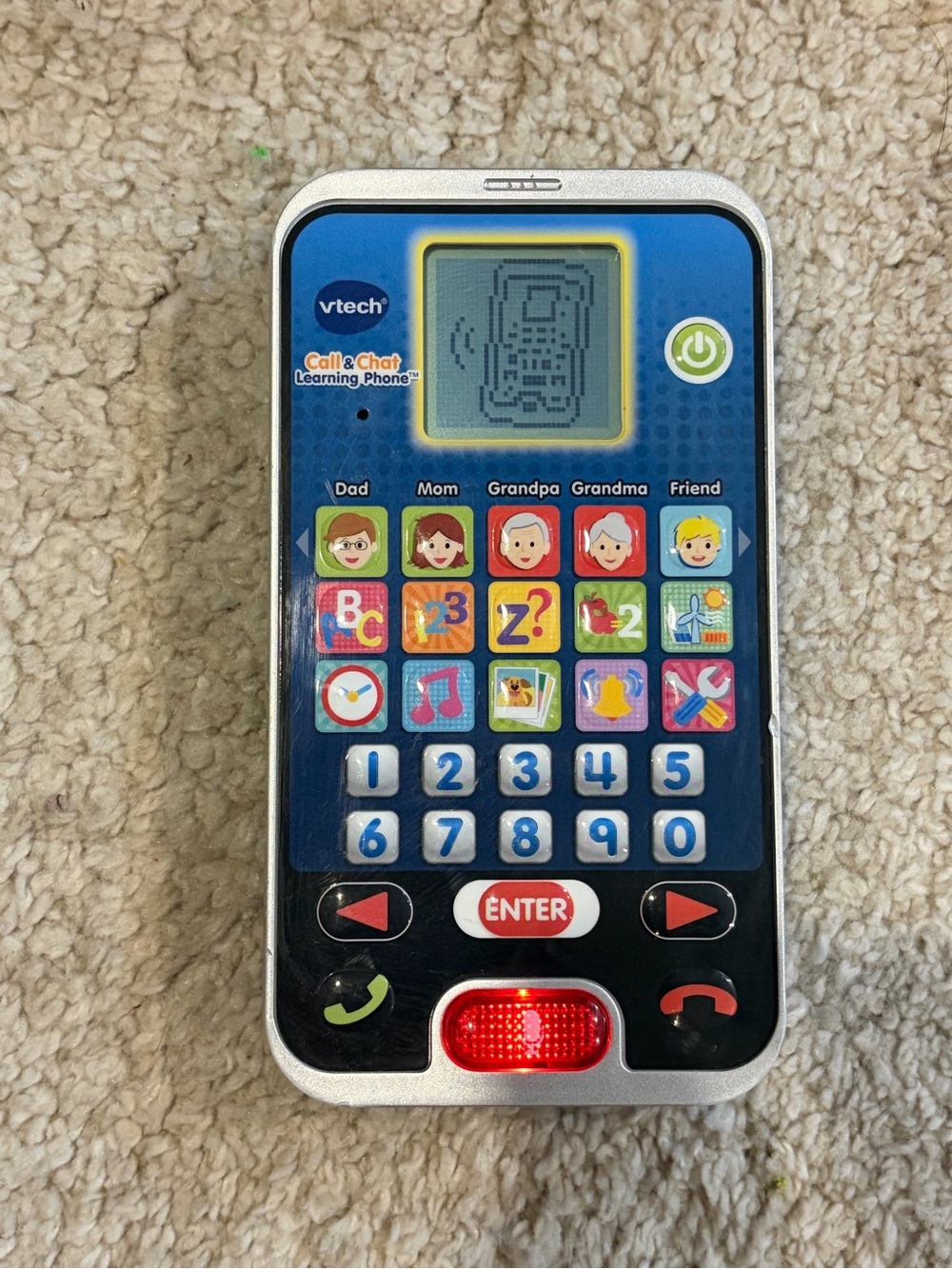 VTech Call and Chat Learning Phone, Blue